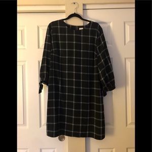 A new day shift windowpane dress